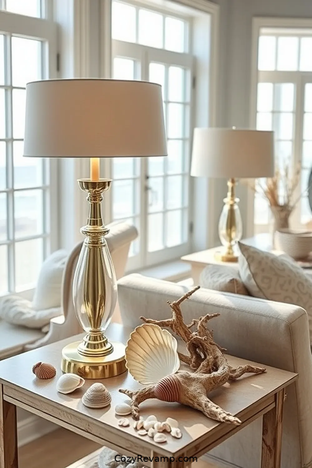 Solar-Powered Table Lamps for 24 Essential Materials for Coastal Living Room Solar-Powered Lights