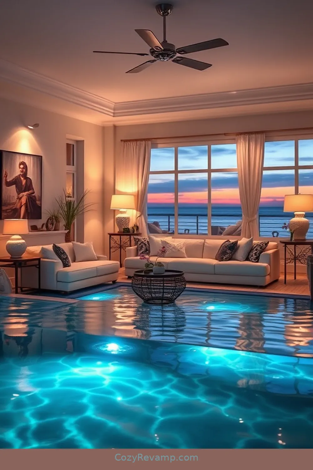 Solar-Powered Underwater Lights for 24 Essential Materials for Coastal Living Room Solar-Powered Lights