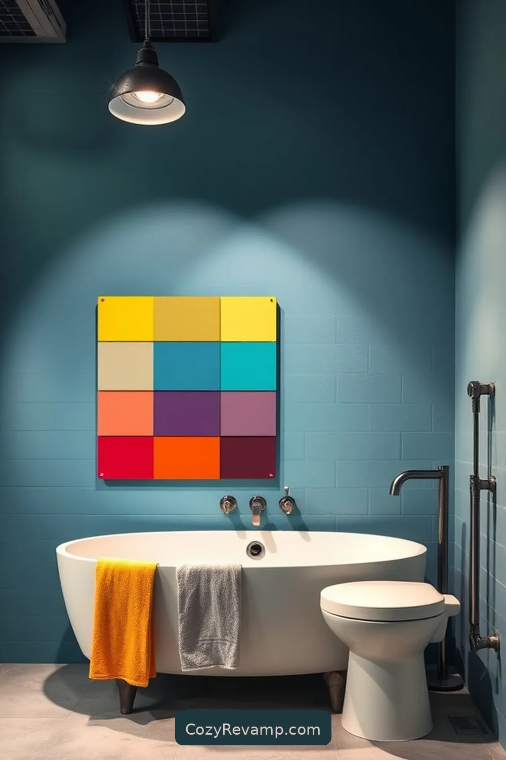 Eco-Friendly Wall Paint for 24 Essential Materials for Industrial Bathrooms With Solar-Powered Lights