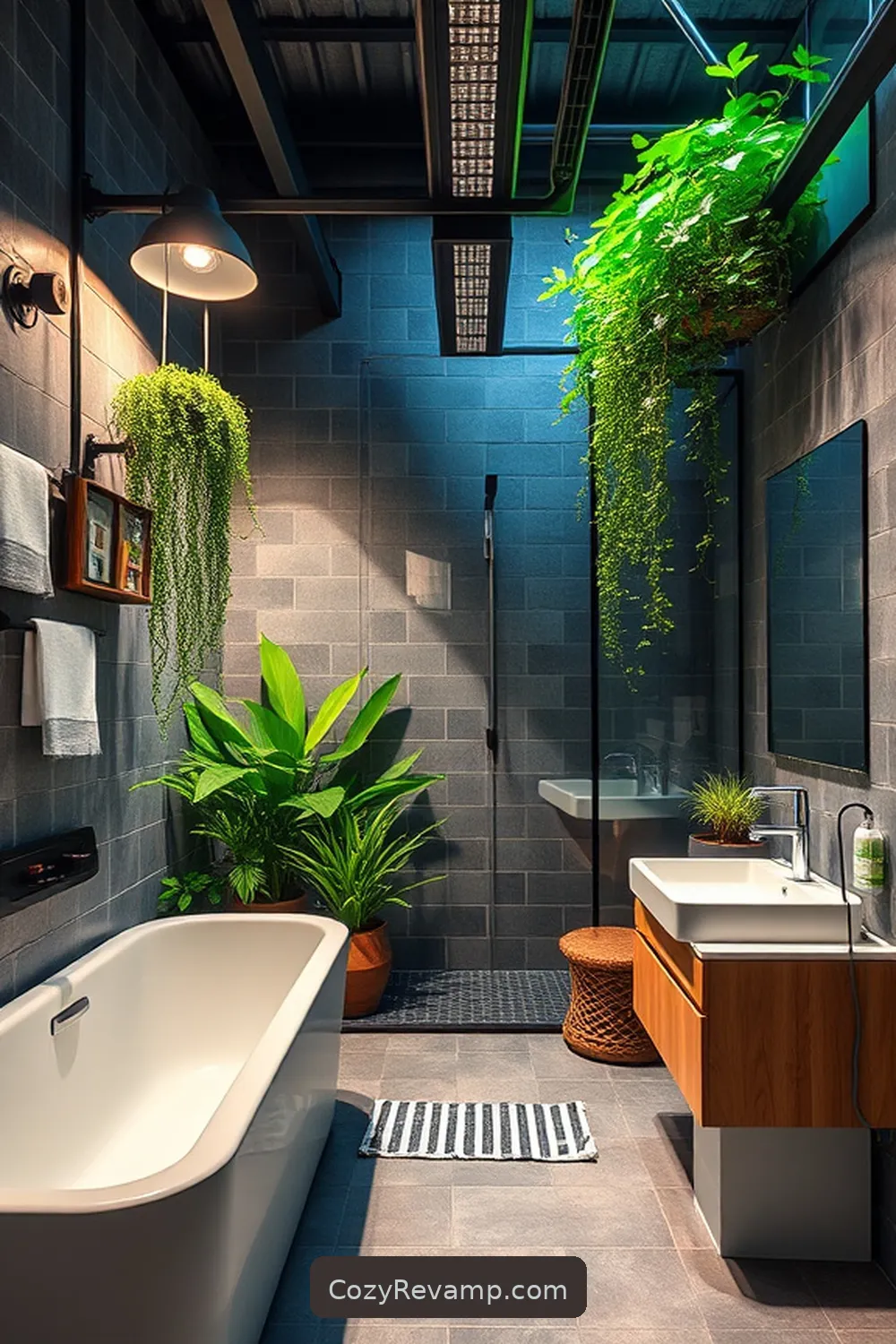 Green Roof Systems for 24 Essential Materials for Industrial Bathrooms With Solar-Powered Lights