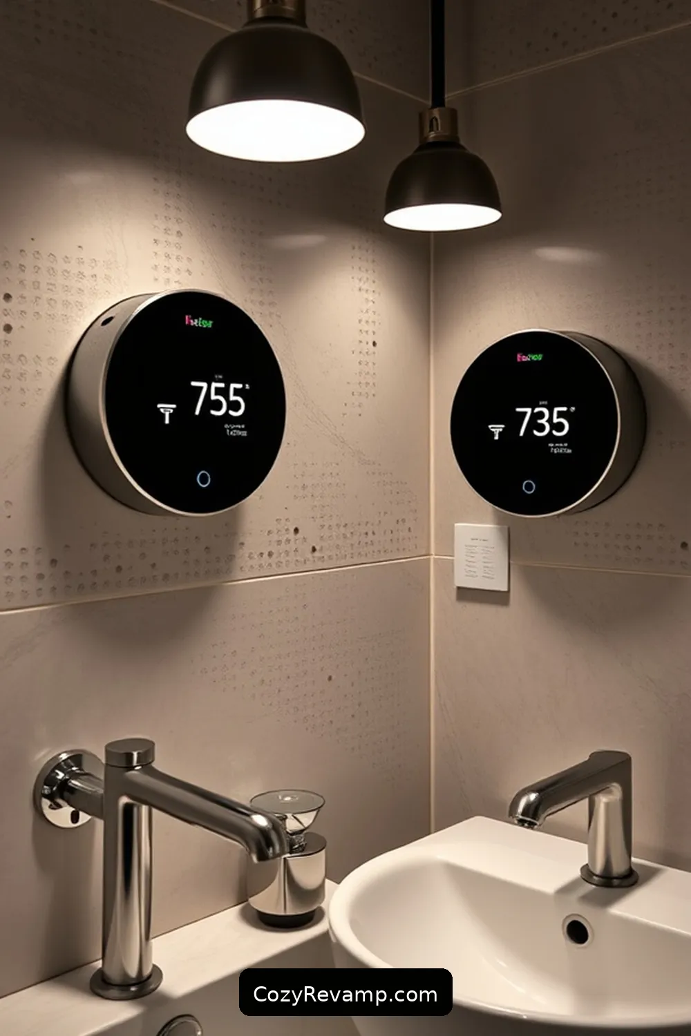 Smart Thermostats for 24 Essential Materials for Industrial Bathrooms With Solar-Powered Lights