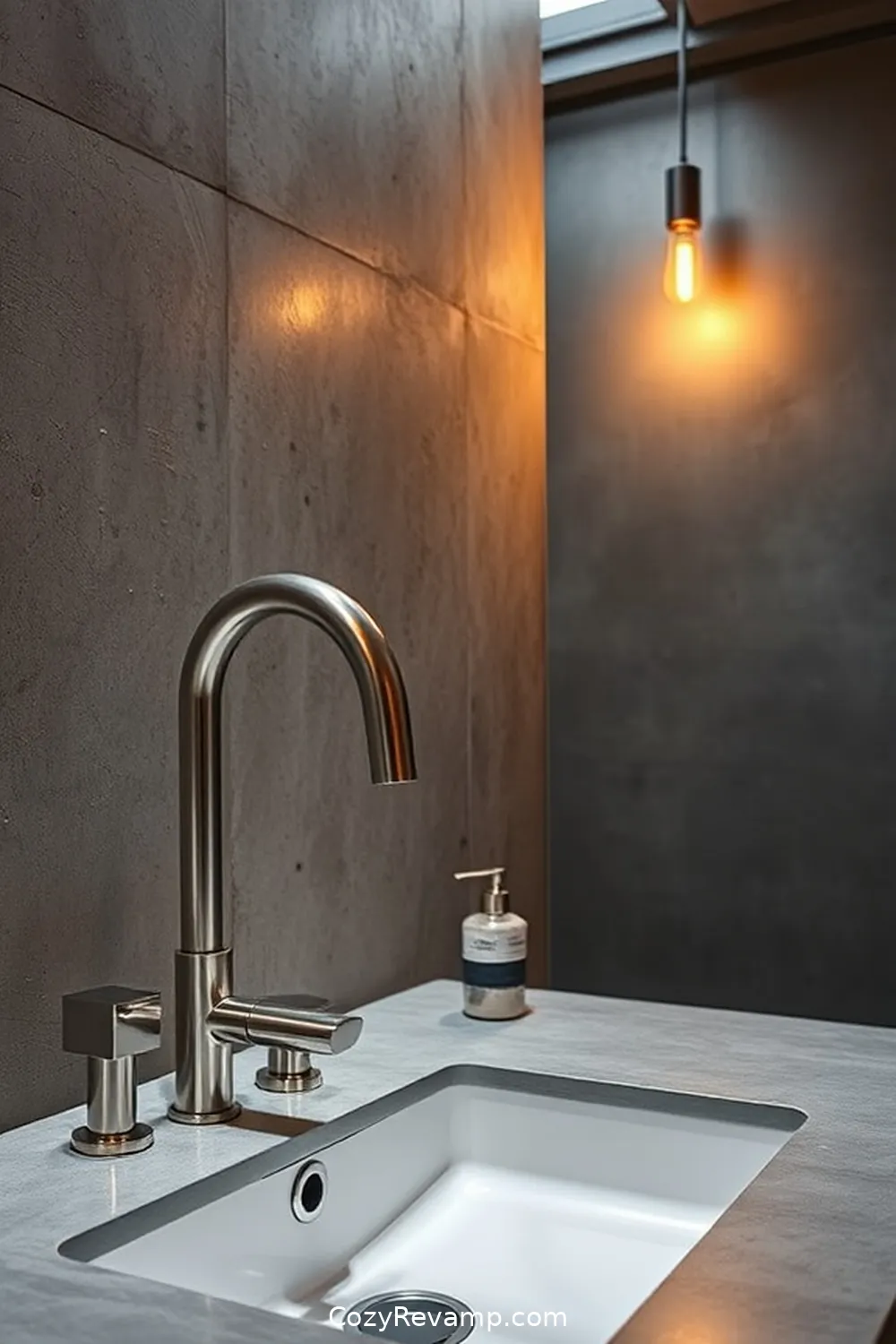 Stainless Steel Fixtures for 24 Essential Materials for Industrial Bathrooms With Solar-Powered Lights