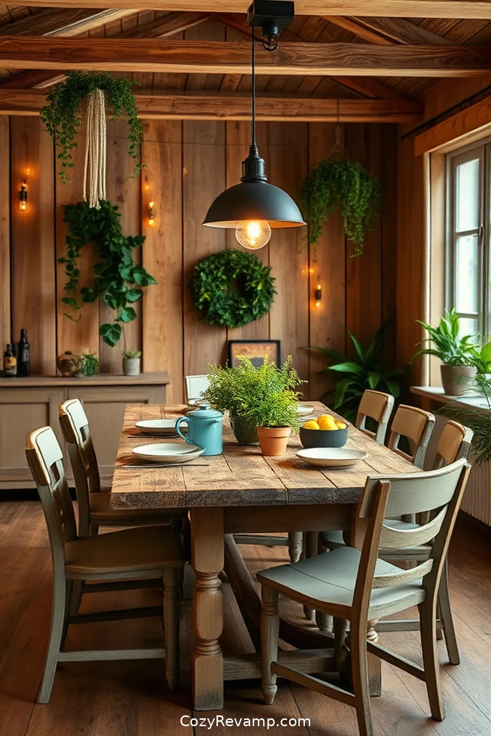 24 Essential Materials for Rustic Dining Rooms With Solar-Powered Lights 22 Eco-Friendly Paint for 24 Essential Materials for Rustic Dining Rooms With Solar-Powered Lights