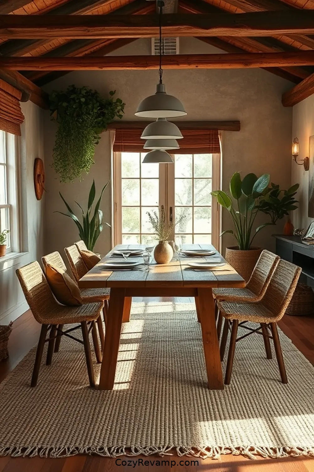 24 Essential Materials for Rustic Dining Rooms With Solar-Powered Lights 5 Natural Fiber Rugs for 24 Essential Materials for Rustic Dining Rooms With Solar-Powered Lights
