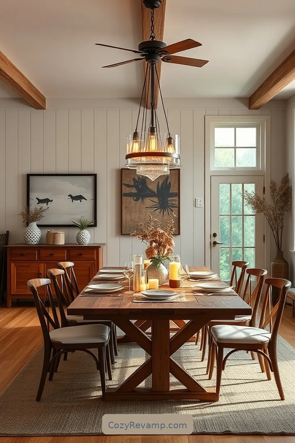 Vintage-Inspired Lighting Fixtures for 24 Essential Materials for a Modern Farmhouse Dining Room With Solar Powered Lights
