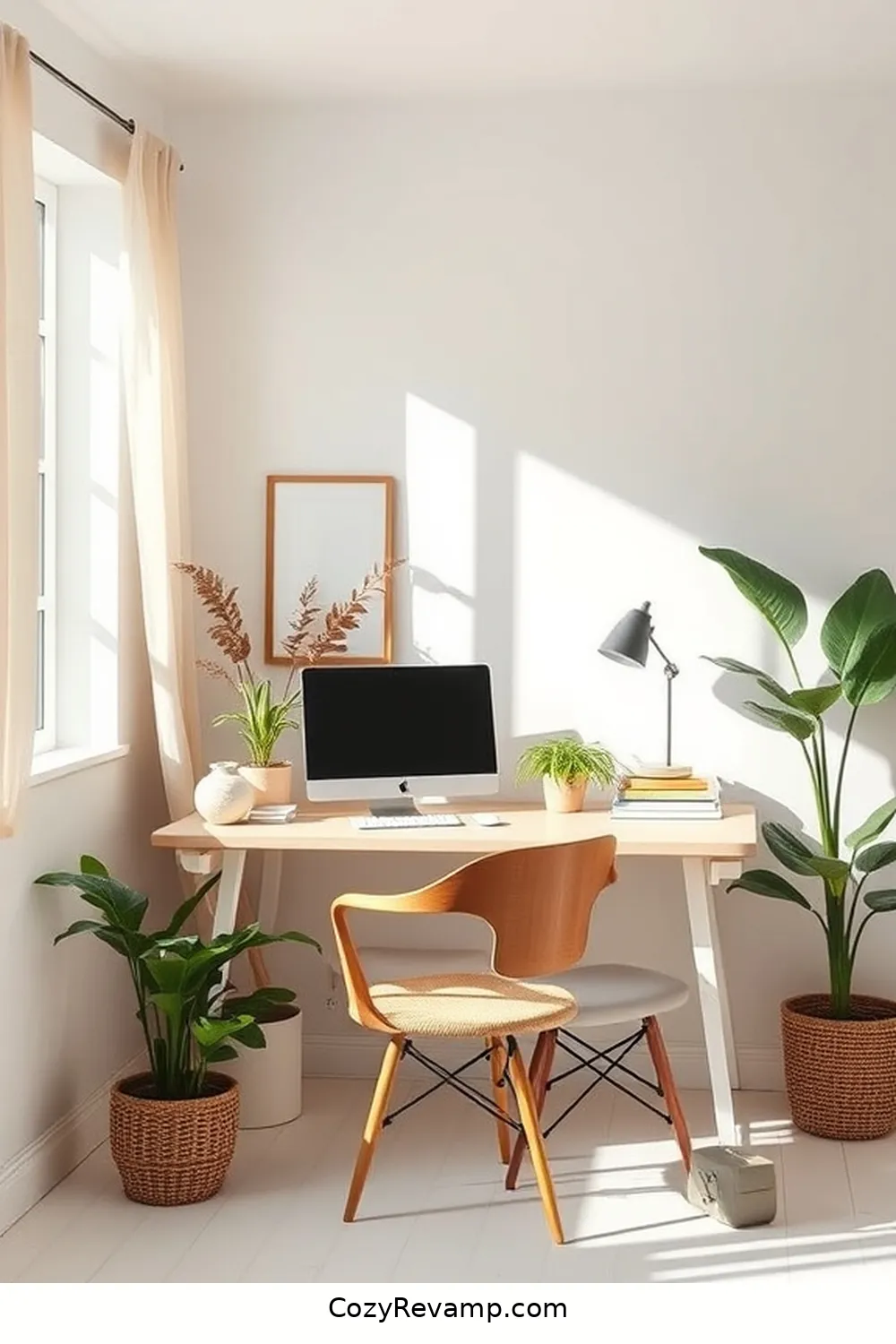 Maintain a Clean Workspace for 24 Essential Tips for a Minimalist Home Office With Organic Cotton Material