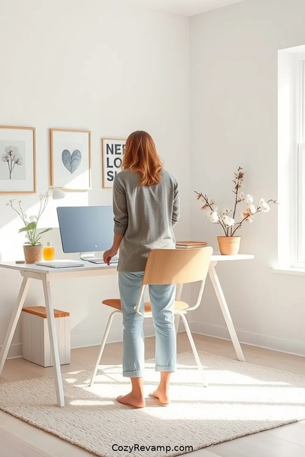 Regularly Reassess Your Space for 24 Essential Tips for a Minimalist Home Office With Organic Cotton Material