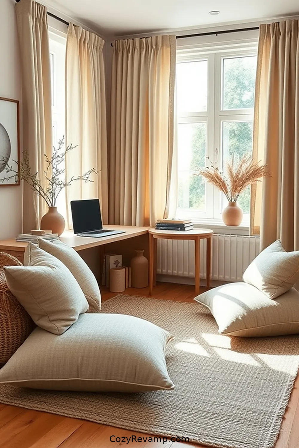 Use Organic Cotton Textiles for 24 Essential Tips for a Minimalist Home Office With Organic Cotton Material