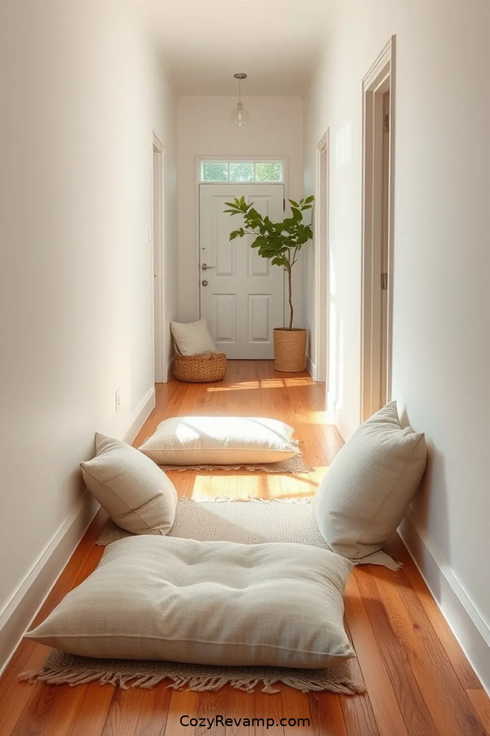 24 Inspiring Minimalist Hallway Ideas Using Natural Fibers 20 Cotton Floor Cushions for Flexible Seating for 24 Inspiring Minimalist Hallway Ideas Using Natural Fibers