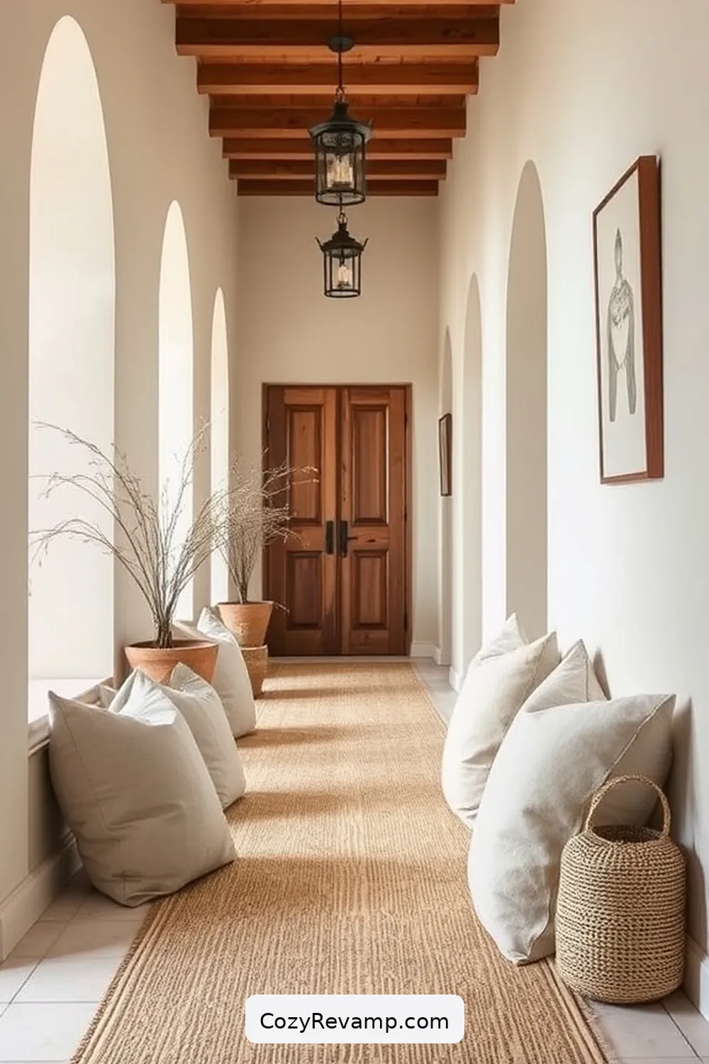 24 Inspiring Minimalist Hallway Ideas Using Natural Fibers 11 Linen Pillows for Comfort for 24 Inspiring Minimalist Hallway Ideas Using Natural Fibers
