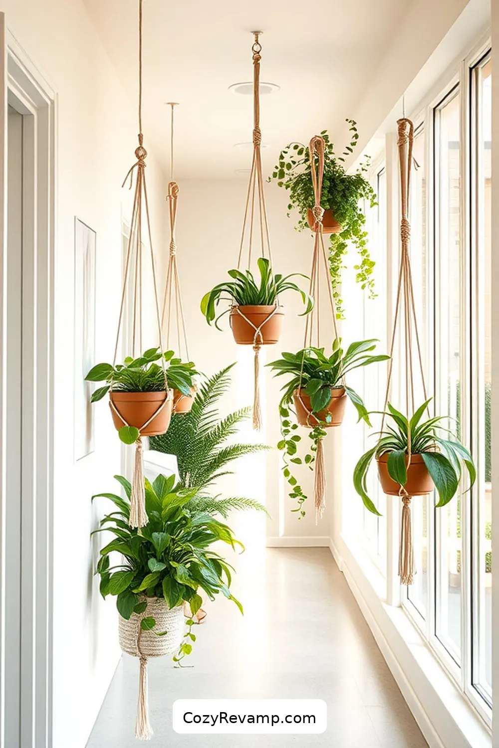 24 Inspiring Minimalist Hallway Ideas Using Natural Fibers 16 Macrame Plant Hangers for Greenery for 24 Inspiring Minimalist Hallway Ideas Using Natural Fibers