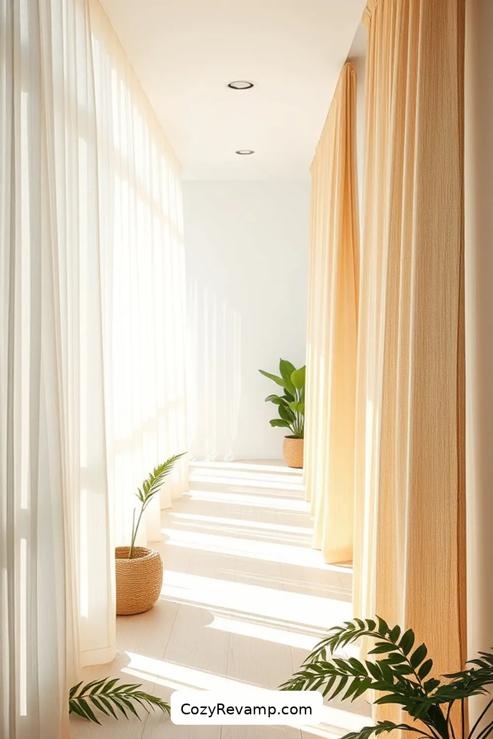 24 Inspiring Minimalist Hallway Ideas Using Natural Fibers 9 Natural Fiber Curtains for Light Filtering for 24 Inspiring Minimalist Hallway Ideas Using Natural Fibers