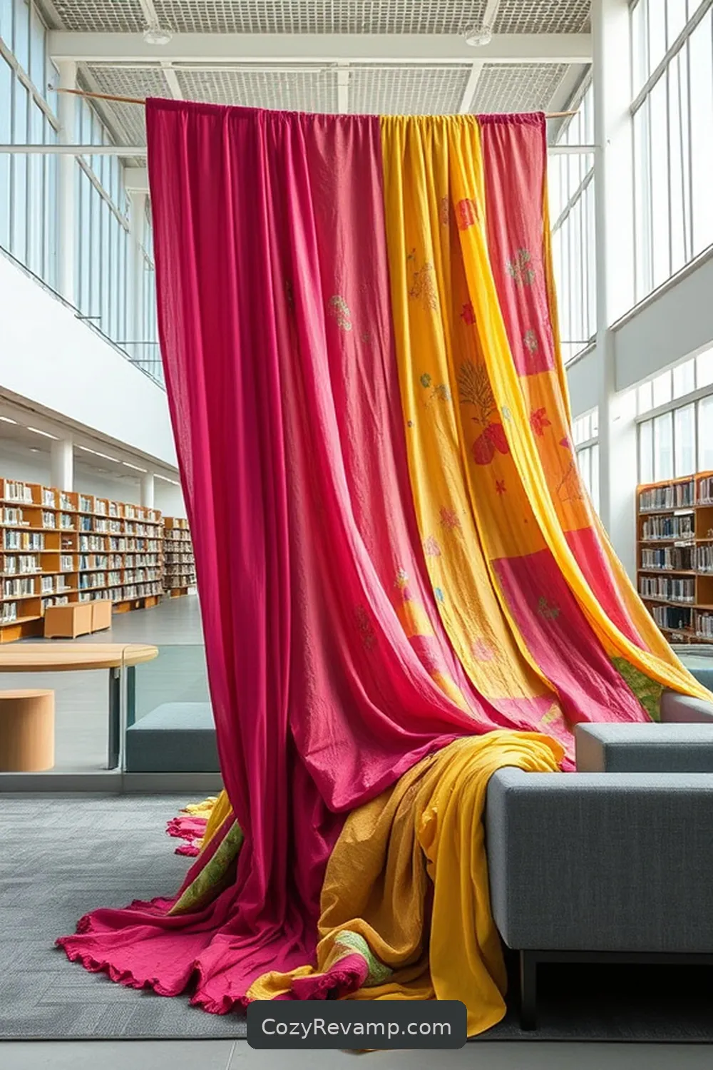 24 Inspiring Scandinavian Libraries Featuring Upcycled Fabric Material 17 Aarhus Library, Denmark for 24 Inspiring Scandinavian Libraries Featuring Upcycled Fabric Material