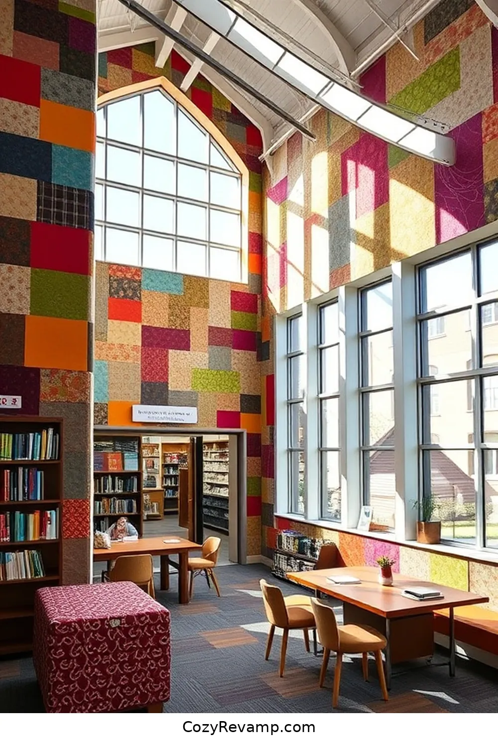 24 Inspiring Scandinavian Libraries Featuring Upcycled Fabric Material 12 Bodø Public Library, Norway for 24 Inspiring Scandinavian Libraries Featuring Upcycled Fabric Material