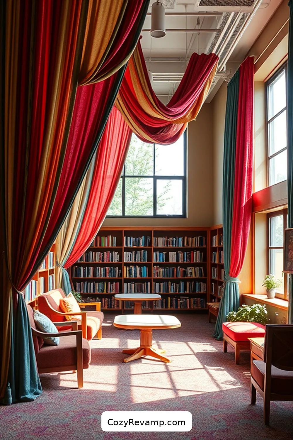 24 Inspiring Scandinavian Libraries Featuring Upcycled Fabric Material 24 Hjørring Library, Denmark for 24 Inspiring Scandinavian Libraries Featuring Upcycled Fabric Material