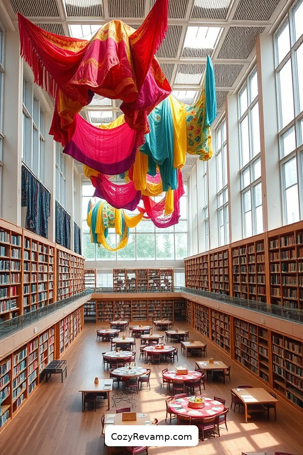 24 Inspiring Scandinavian Libraries Featuring Upcycled Fabric Material 7 Oslo Public Library, Norway for 24 Inspiring Scandinavian Libraries Featuring Upcycled Fabric Material