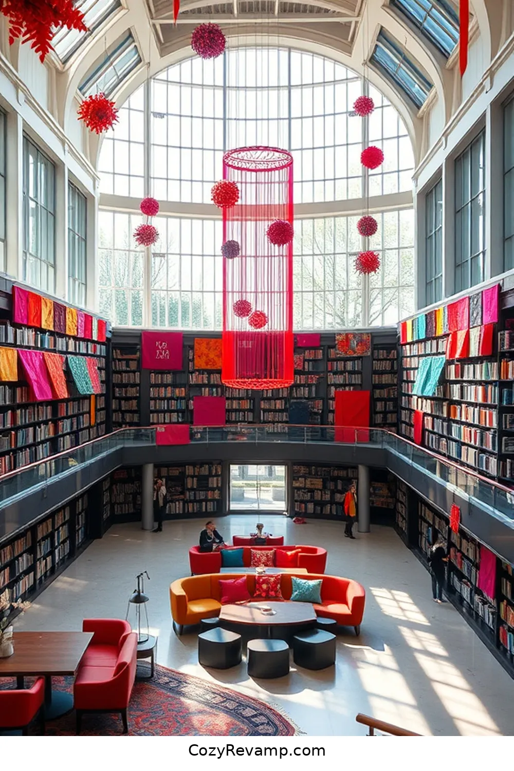 24 Inspiring Scandinavian Libraries Featuring Upcycled Fabric Material 14 The National Library of Norway, Oslo for 24 Inspiring Scandinavian Libraries Featuring Upcycled Fabric Material