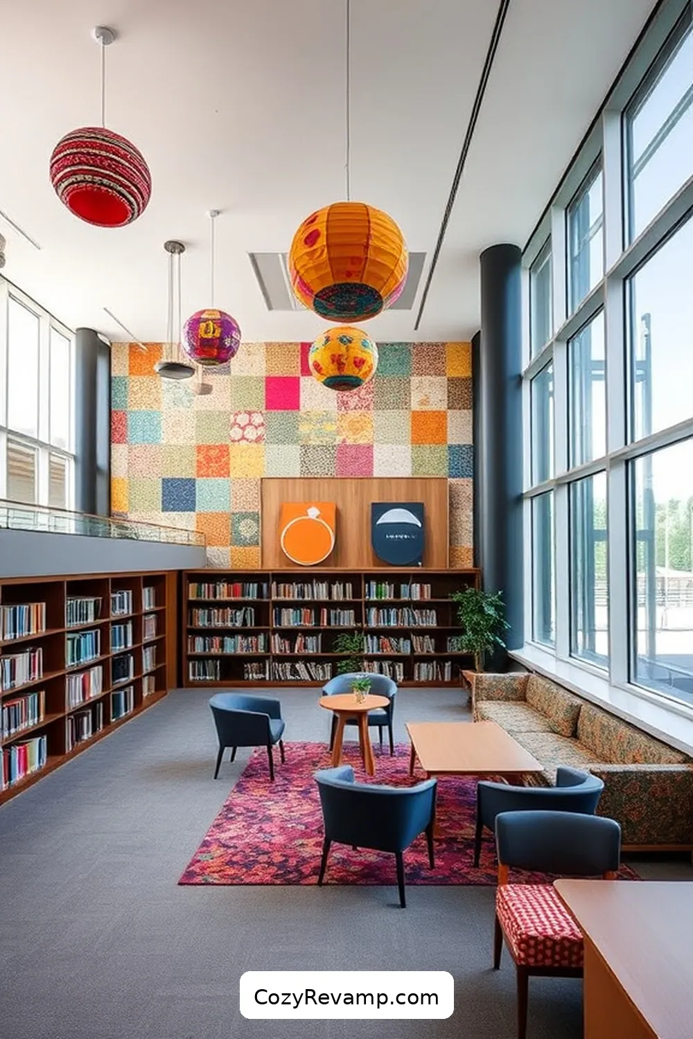 24 Inspiring Scandinavian Libraries Featuring Upcycled Fabric Material 15 Umeå City Library, Sweden for 24 Inspiring Scandinavian Libraries Featuring Upcycled Fabric Material