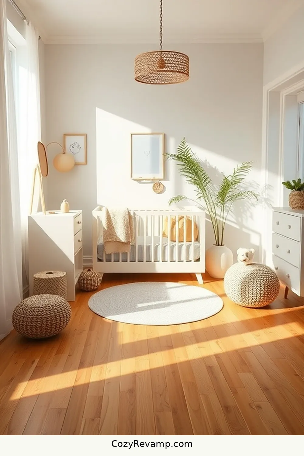 24 Key Elements for a Minimalist Nursery Using Bamboo Material 8 Install Bamboo Flooring for 24 Key Elements for a Minimalist Nursery Using Bamboo Material