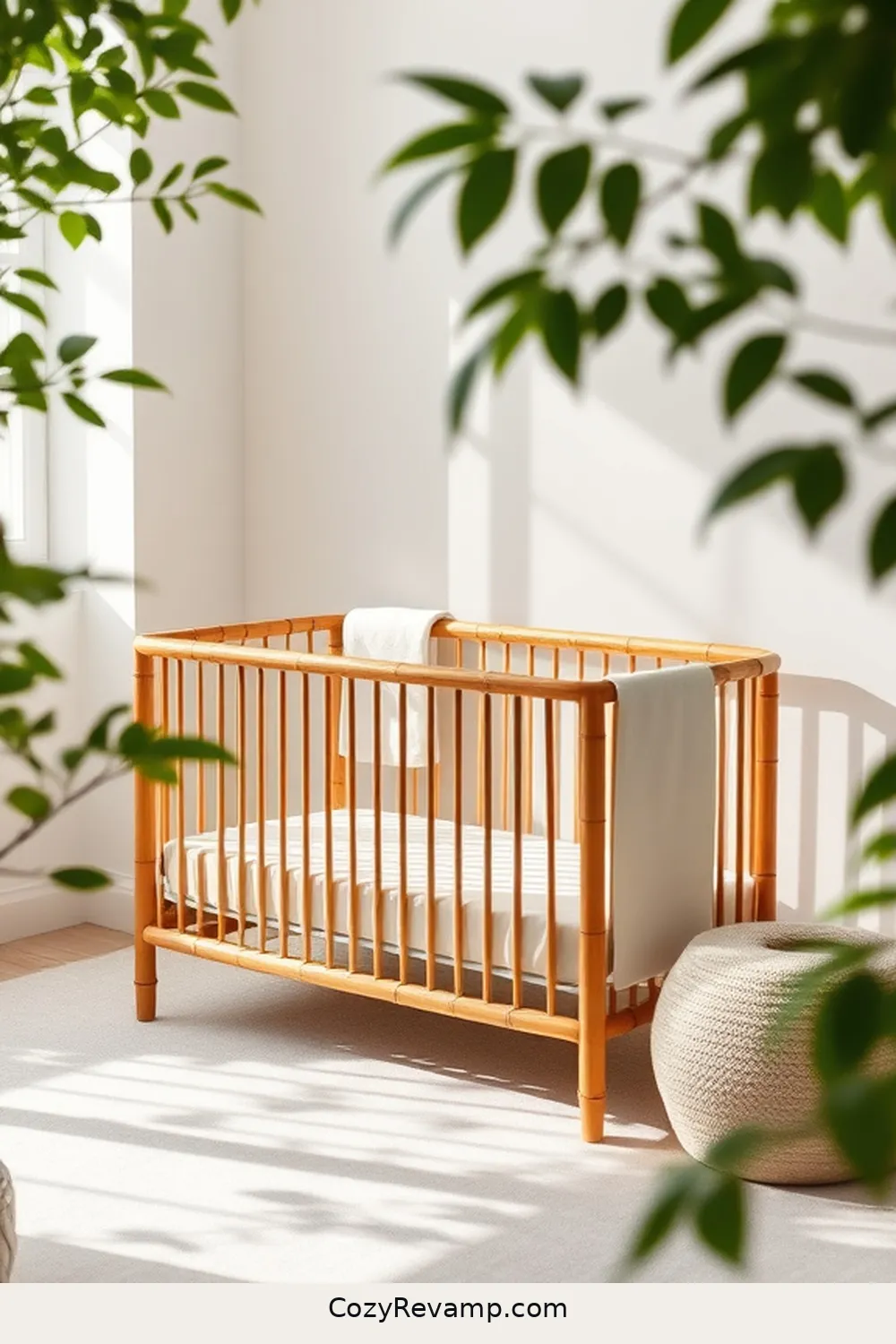 24 Key Elements for a Minimalist Nursery Using Bamboo Material 3 Opt for Bamboo Cribs for 24 Key Elements for a Minimalist Nursery Using Bamboo Material