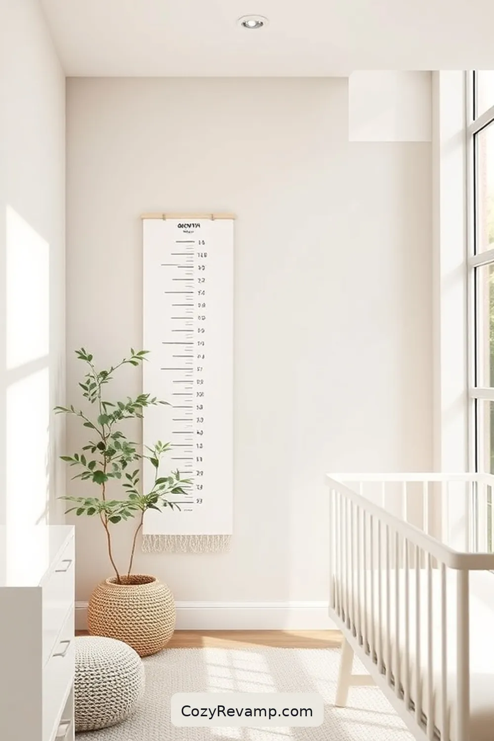 24 Key Elements for a Minimalist Nursery Using Bamboo Material 23 Use Bamboo Growth Charts for 24 Key Elements for a Minimalist Nursery Using Bamboo Material