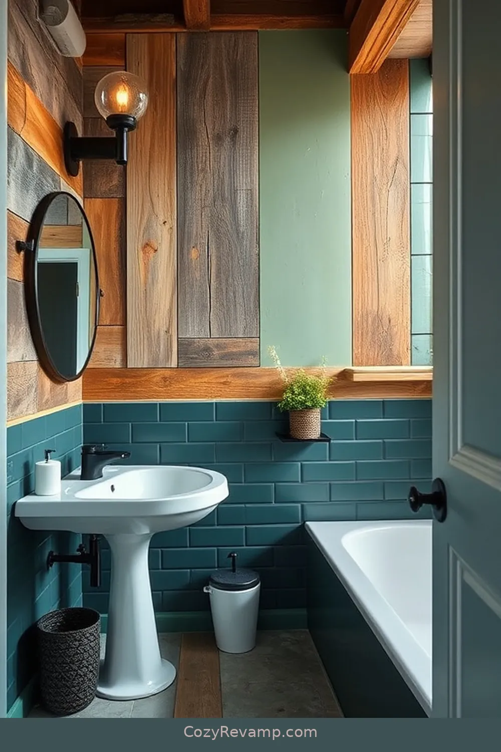 Eco-Friendly Paint Choices for 24 Key Elements of Industrial Bathrooms With Reclaimed Materials