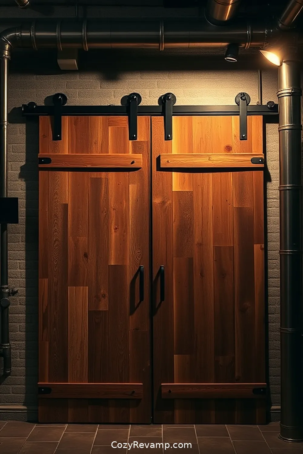 Reclaimed Barn Doors for 24 Key Elements of Industrial Bathrooms With Reclaimed Materials