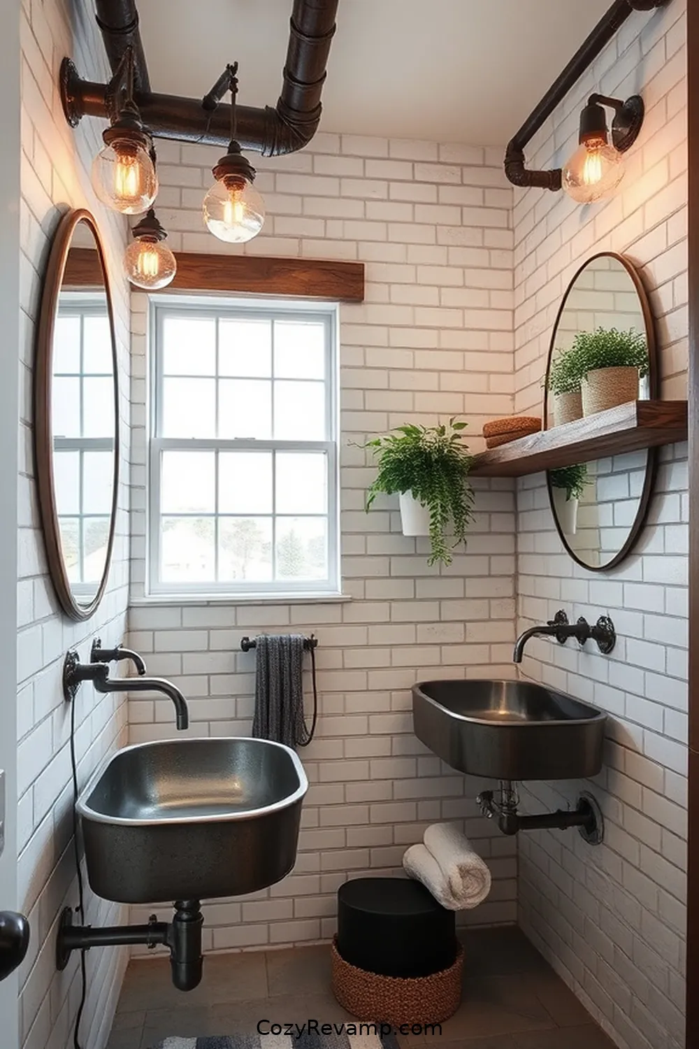 Reclaimed Industrial Accessories for 24 Key Elements of Industrial Bathrooms With Reclaimed Materials