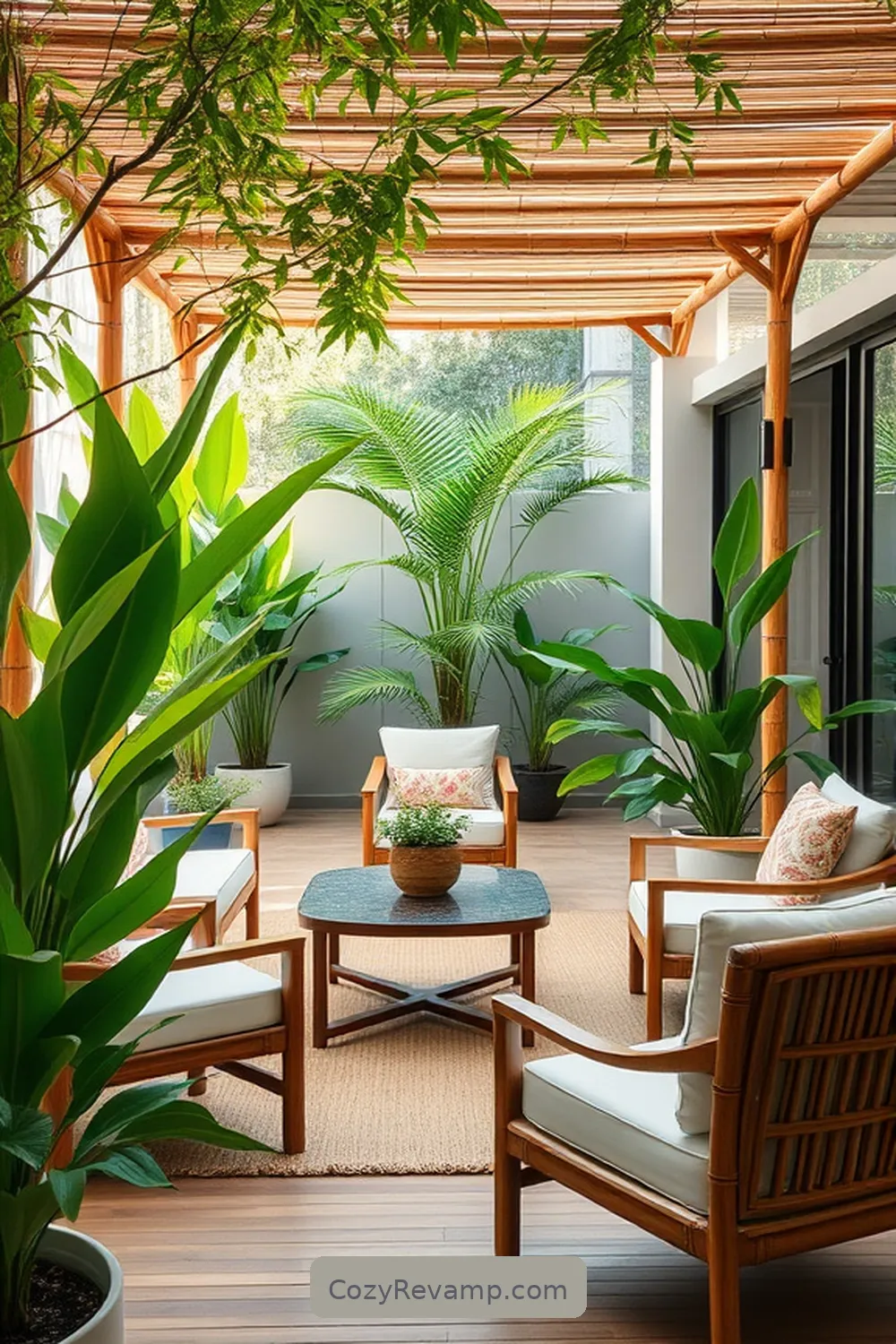 Bamboo Outdoor Games Area for 24 Must-Have Features for an Industrial Outdoor Patio Using Bamboo Material