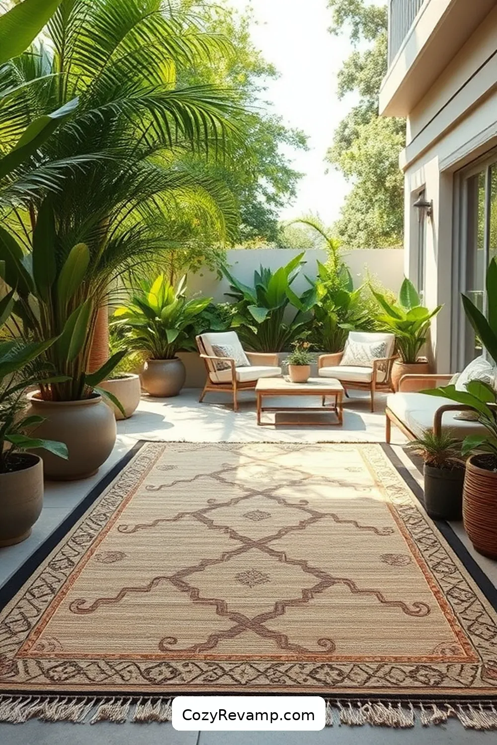 Bamboo Outdoor Rugs for 24 Must-Have Features for an Industrial Outdoor Patio Using Bamboo Material