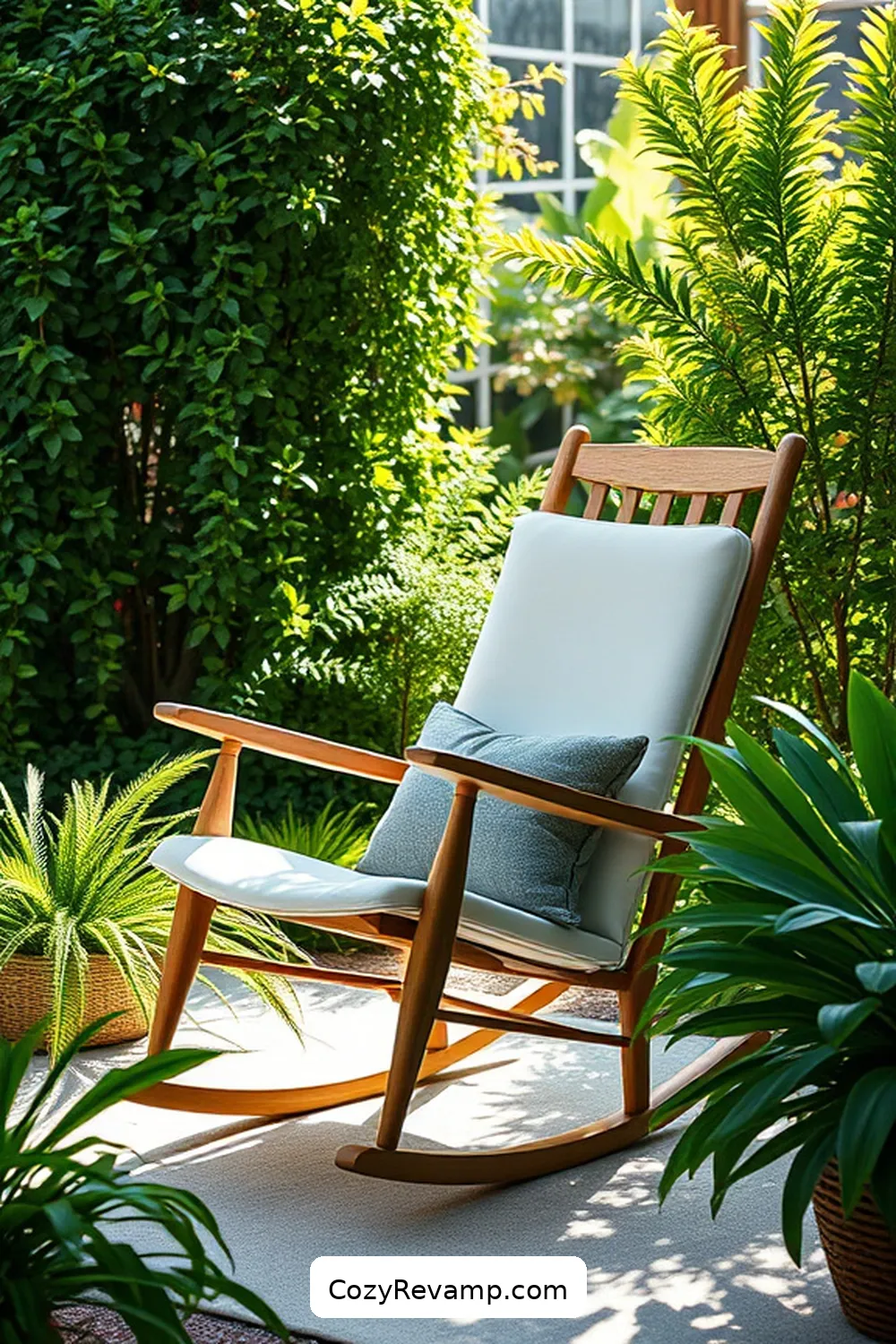 10. Classic Rocking Chair for 24 Must-Have Mid-Century Modern Outdoor Patio Items With Organic Cotton Materials