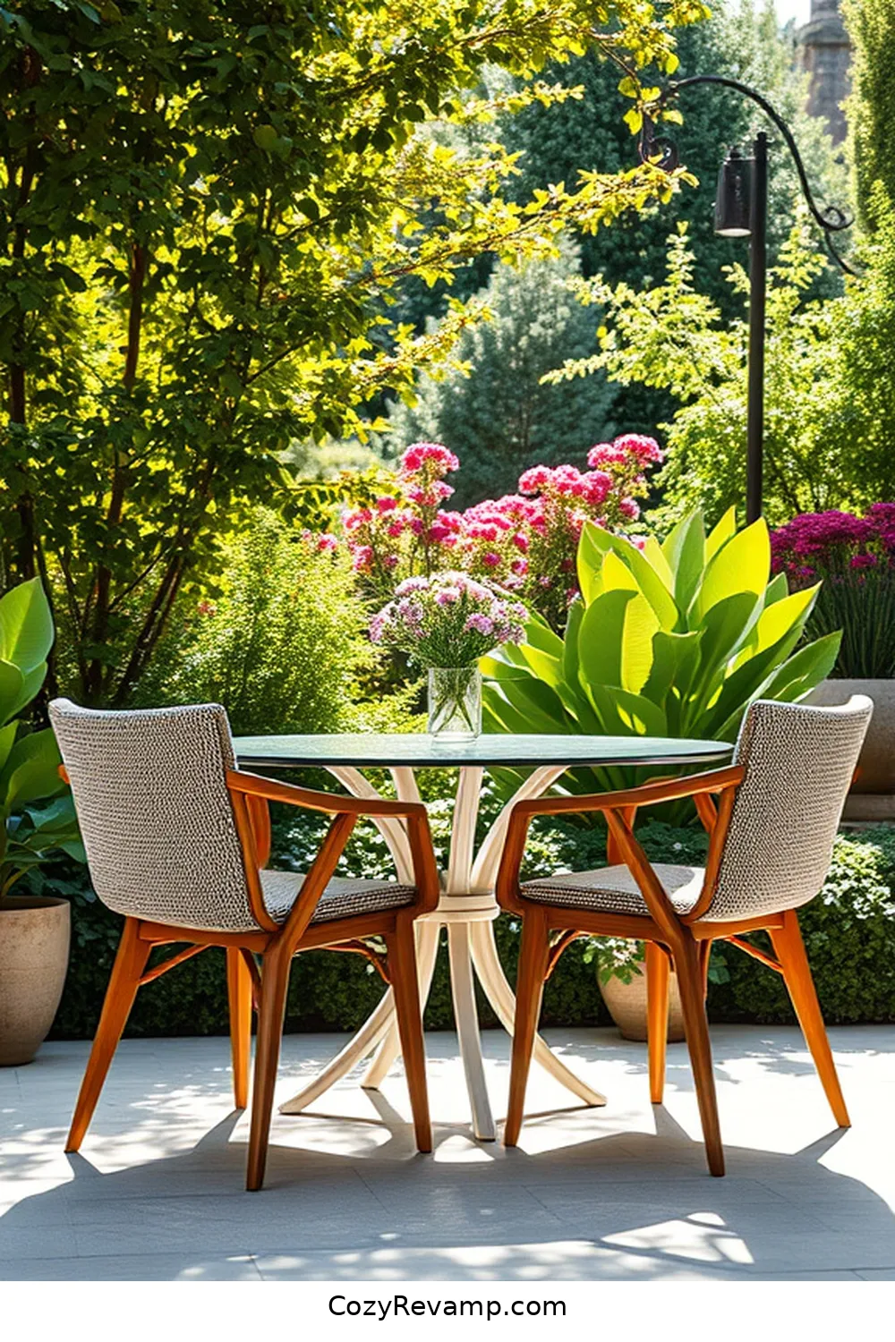 14. Elegant Dining Chairs for 24 Must-Have Mid-Century Modern Outdoor Patio Items With Organic Cotton Materials