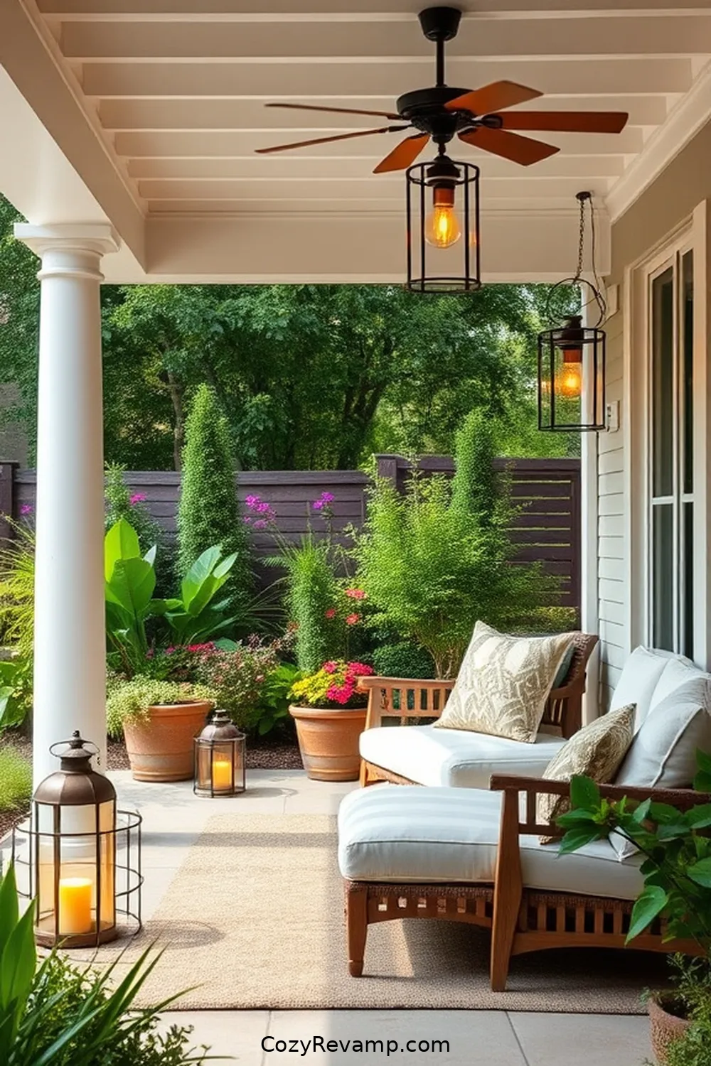 17. Decorative Lanterns for 24 Must-Have Mid-Century Modern Outdoor Patio Items With Organic Cotton Materials