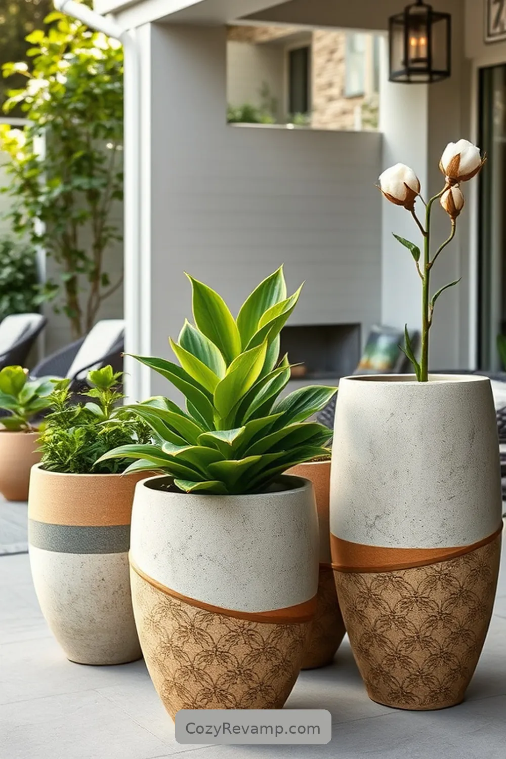 7. Modern Planters for 24 Must-Have Mid-Century Modern Outdoor Patio Items With Organic Cotton Materials