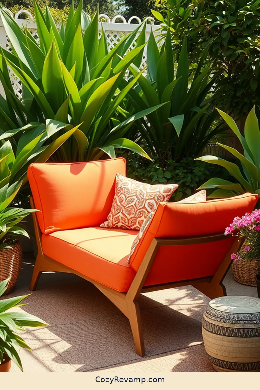 Mid-Century Lounge Chair for 24 Must-Have Mid-Century Modern Outdoor Patio Items With Organic Cotton Materials