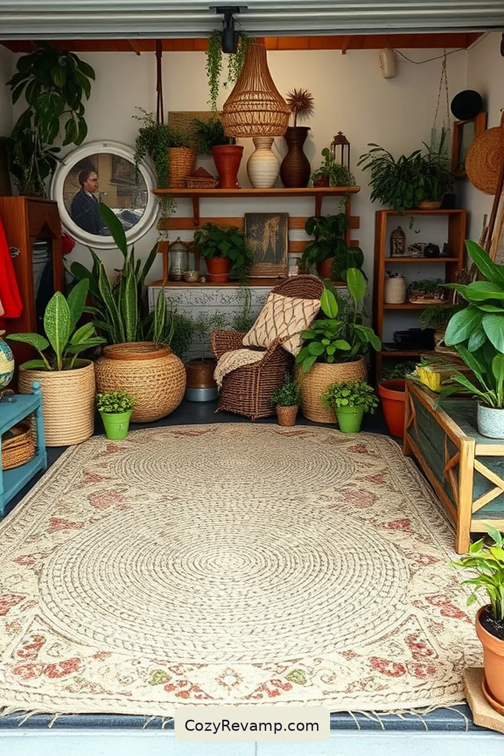 Jute Rugs for 24 Must-Have Natural Fiber Materials for Your Bohemian Garage Decor