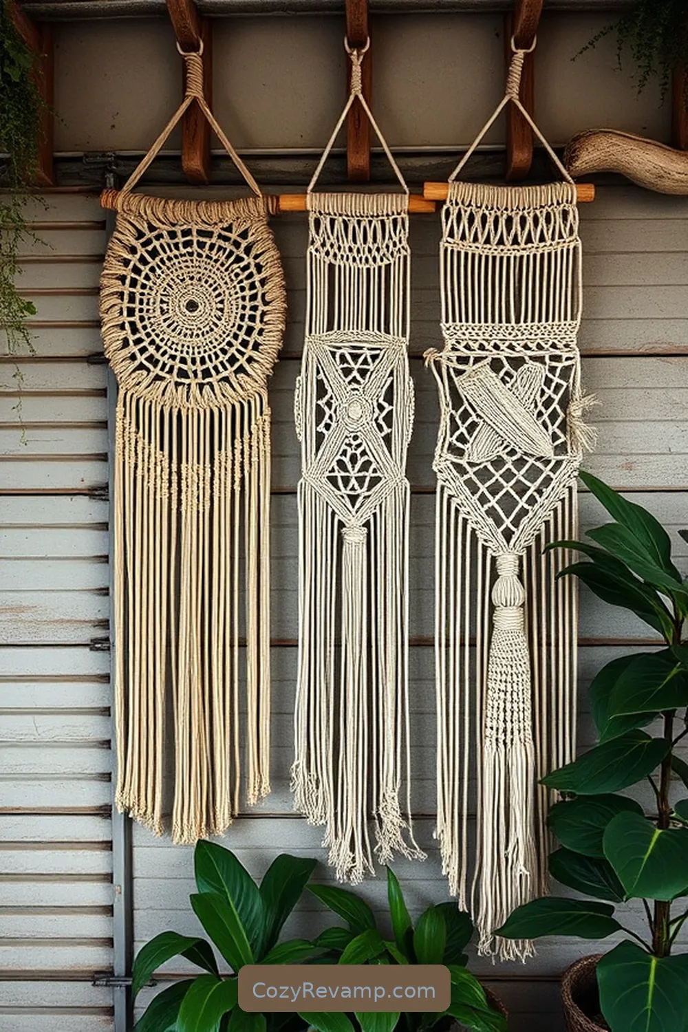 Macramé Wall Hangings for 24 Must-Have Natural Fiber Materials for Your Bohemian Garage Decor
