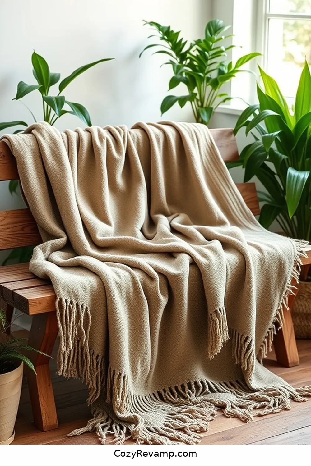 Organic Cotton Throws for 24 Must-Have Natural Fiber Materials for Your Bohemian Garage Decor