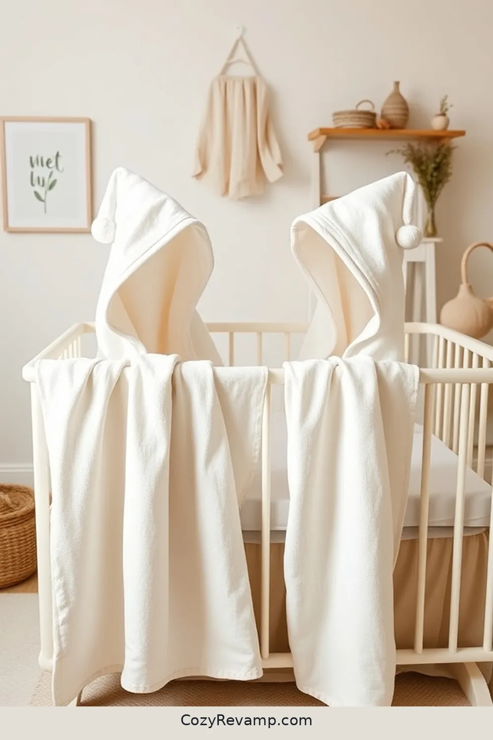 Organic Cotton Hooded Towels for 24 Must-Have Organic Cotton Materials for a Minimalist Nursery