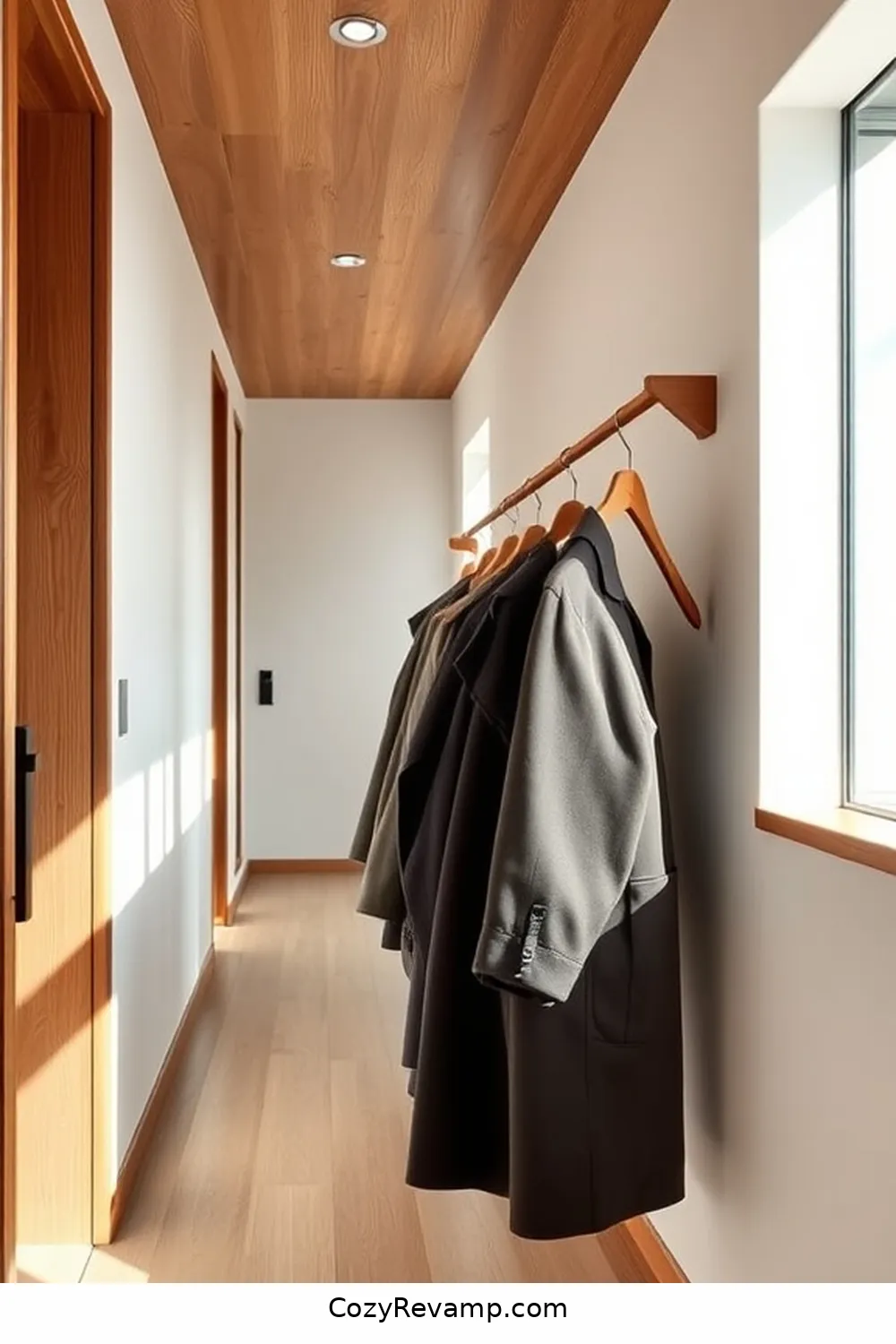 24 Stunning Minimalist Hallway Design Ideas Using Recycled Wood Material 5 Eco-Friendly Wood Hangers for Coats for 24 Stunning Minimalist Hallway Design Ideas Using Recycled Wood Material
