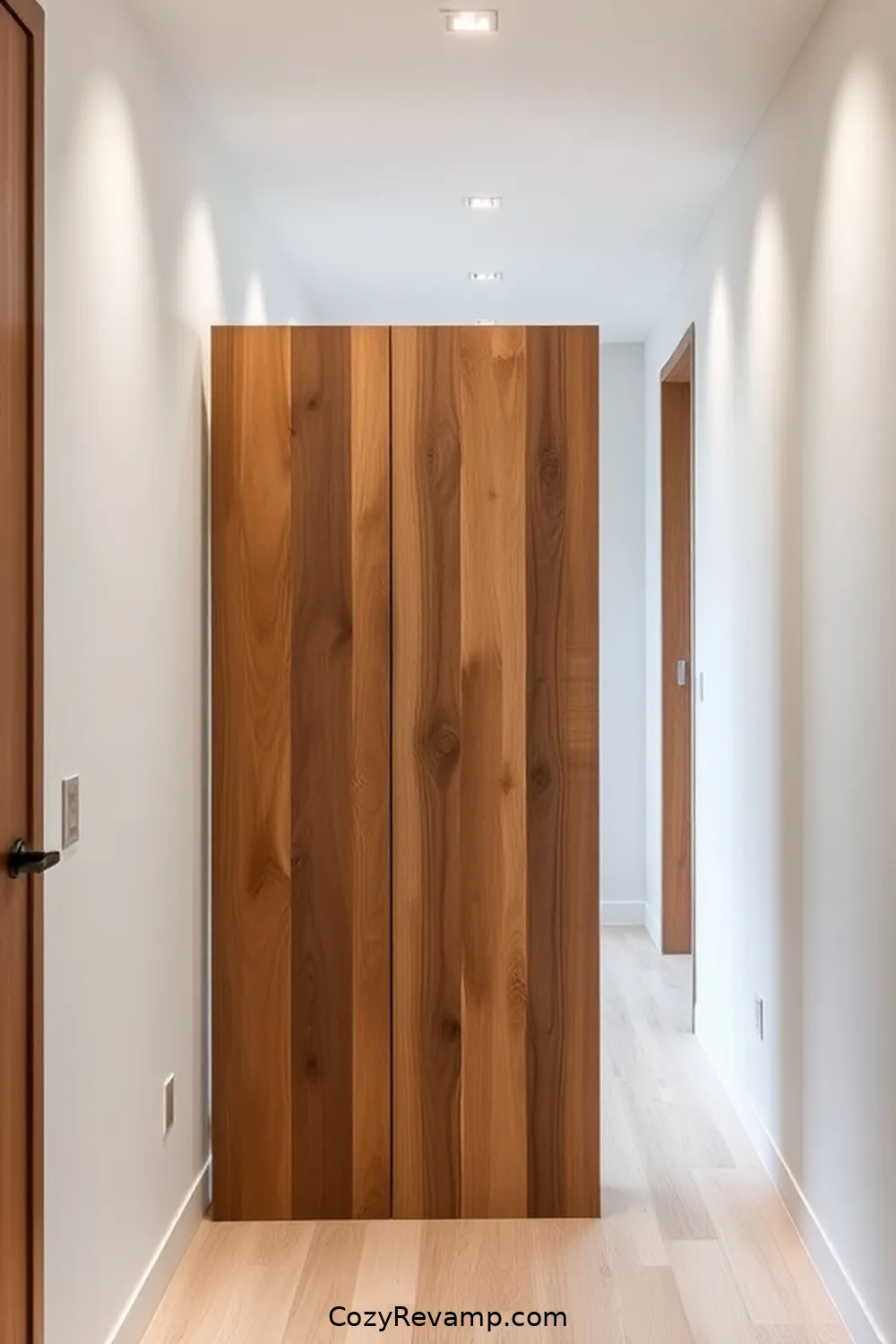 24 Stunning Minimalist Hallway Design Ideas Using Recycled Wood Material 19 Simple Wood Divider for Open Spaces for 24 Stunning Minimalist Hallway Design Ideas Using Recycled Wood Material