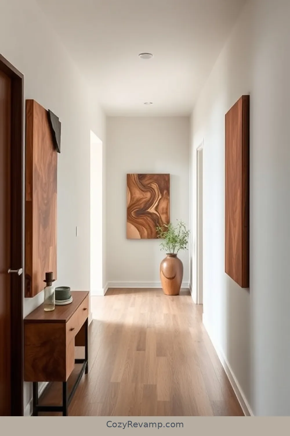 24 Stunning Minimalist Hallway Design Ideas Using Recycled Wood Material 11 Upcycled Wood Art Pieces as Focal Points for 24 Stunning Minimalist Hallway Design Ideas Using Recycled Wood Material
