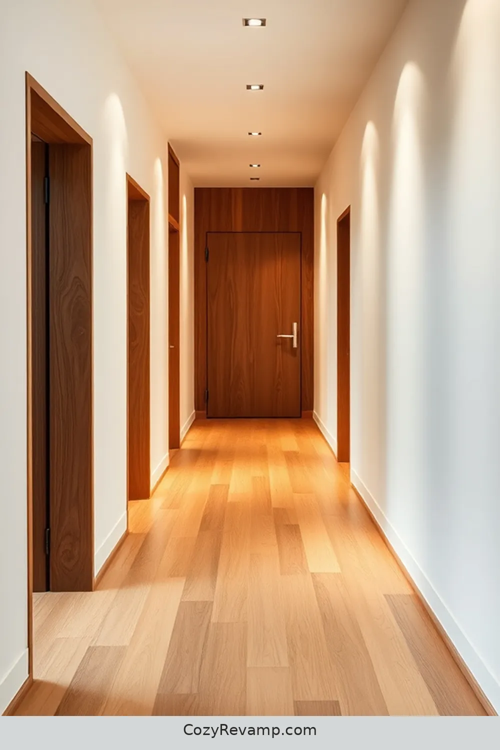 24 Stunning Minimalist Hallway Design Ideas Using Recycled Wood Material 8 Wood-Toned Flooring for Warmth for 24 Stunning Minimalist Hallway Design Ideas Using Recycled Wood Material