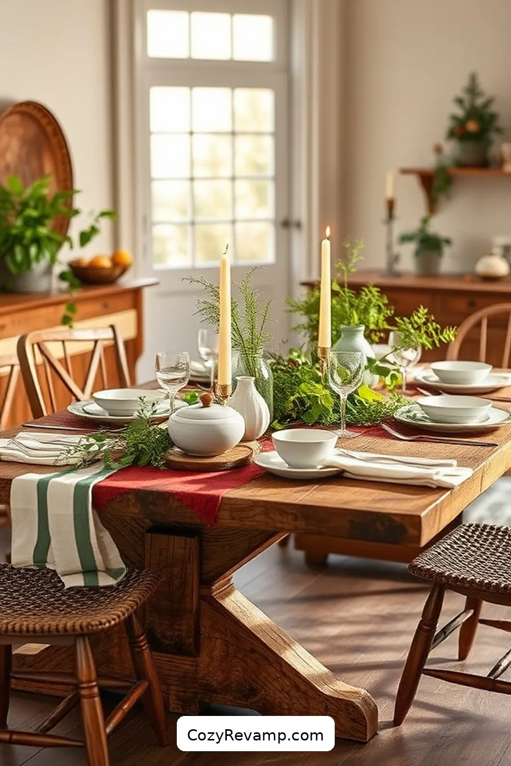 Elegant Farmhouse Table Settings for 24 Stunning Modern Farmhouse Dining Room Ideas With Recycled Wood Material