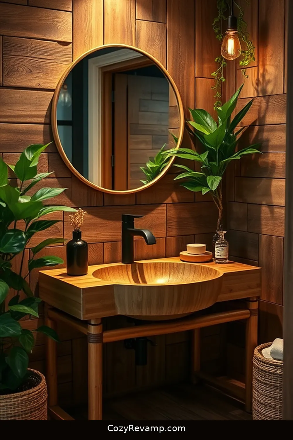 24 Stunning Rustic Bathroom Ideas With Bamboo Material 14 Bamboo Sink Options for a Unique Style for 24 Stunning Rustic Bathroom Ideas With Bamboo Material
