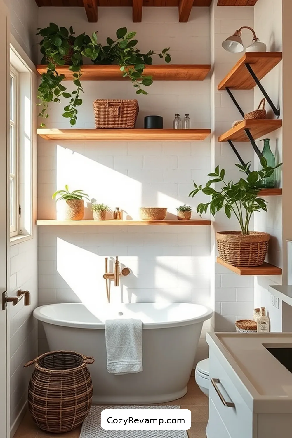 24 Stunning Rustic Bathroom Ideas With Bamboo Material 10 Bamboo Storage Solutions for 24 Stunning Rustic Bathroom Ideas With Bamboo Material