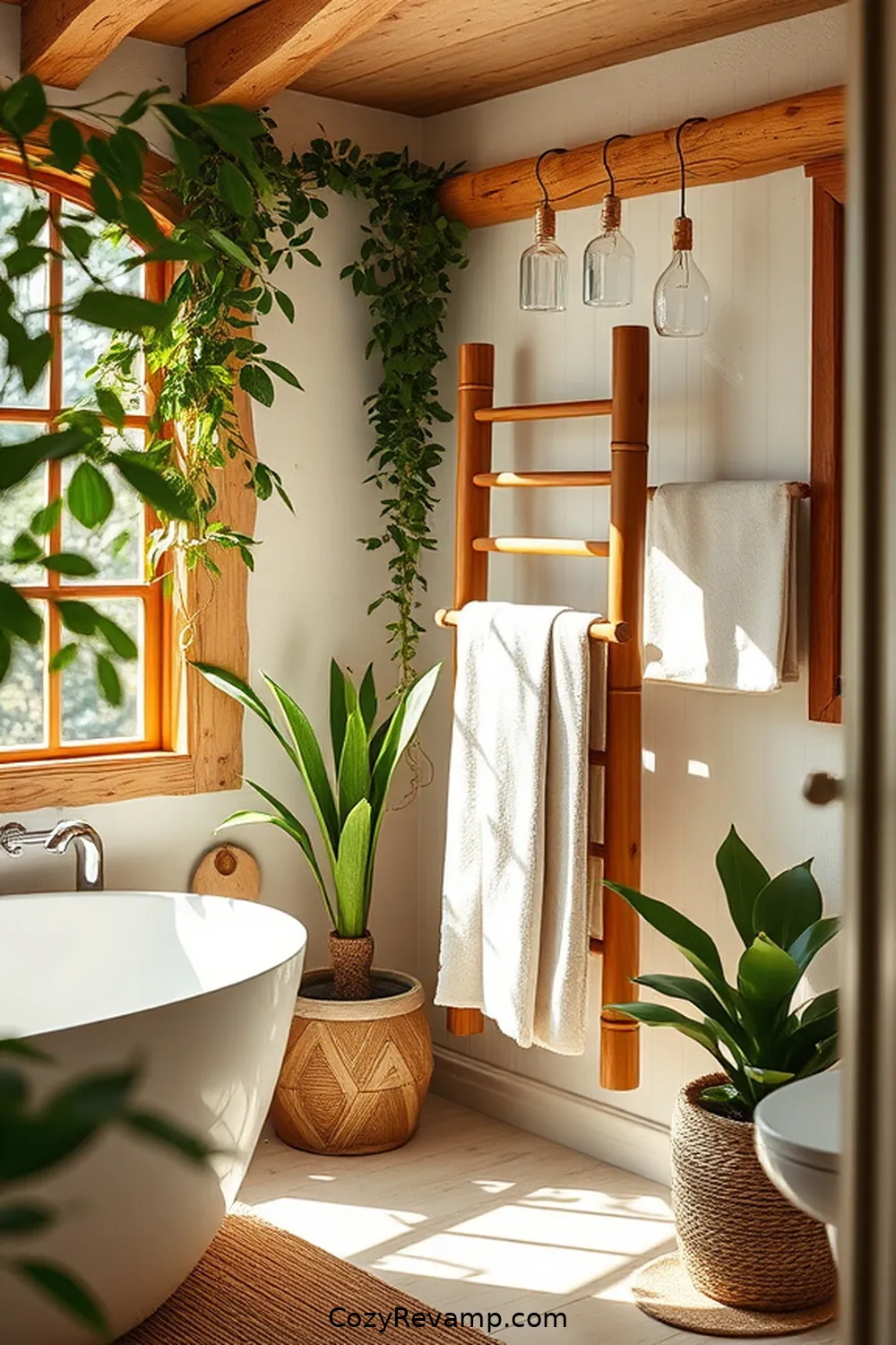 24 Stunning Rustic Bathroom Ideas With Bamboo Material 9 Eco-Friendly Bamboo Towel Racks for 24 Stunning Rustic Bathroom Ideas With Bamboo Material