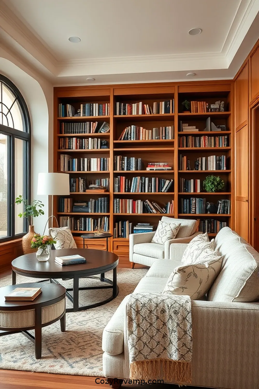 Layer Textiles With Bamboo Patterns for 25 Design Tips for a Modern Farmhouse Library Using Bamboo Material