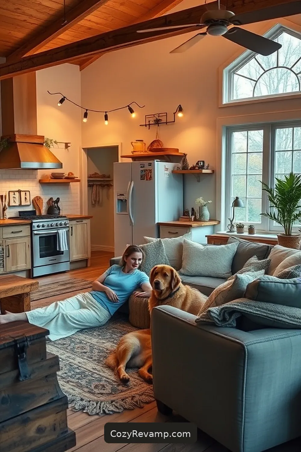 Energy-Efficient Appliances for 25 Essential Materials for Modern Farmhouse Living Rooms With Solar-Powered Lights