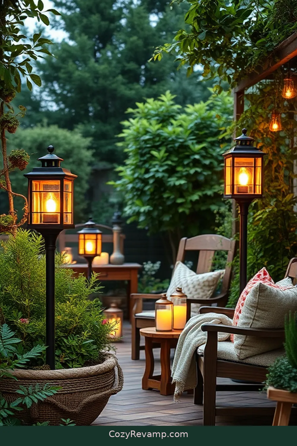 Solar Garden Lanterns for 25 Essential Materials for Modern Farmhouse Living Rooms With Solar-Powered Lights